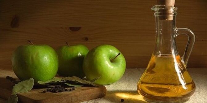 Apple cider vinegar by swelling of the feet