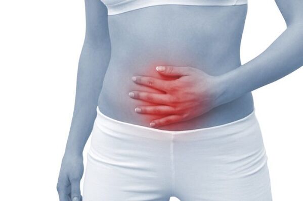 pain in the lower abdomen with varicose veins of the pelvis